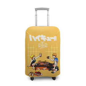 Чехол для чемодана 3D с принтом Ужин Натсу и Шоё Хината Haikyu!! в городе Новоалтайск, 86% полиэфир, 14% спандекс | двустороннее нанесение принта, прорези для ручек и колес | Тематика изображения на принте: 10 номер | haikyu | haikyuu | hinata natsu | hinata shoyo | karasuno | аниме | волейбол | волейбольный клуб | карасуно | мальчик мяч | манга | рыжик | сестра | старшая школа | хаикую | чиби чан | шоё хината