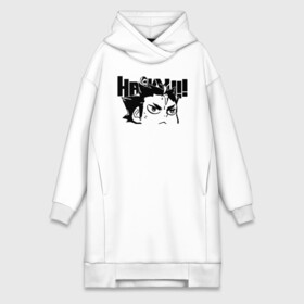 Платье-худи хлопок с принтом Юу Нишиноя | Haikyu в городе Новоалтайск,  |  | 4 номер | anime | haikyu | haikyuu | karasuno | manga | аниме | божественный хранитель карасуно | волейбол | волейбольный клуб | карасуно | манга | ноя сан | саеко | старшая школа | супер либеро | хаику | хаикую | юу чан