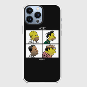 Чехол для iPhone 13 Pro Max с принтом Mozes band в городе Новоалтайск,  |  | Тематика изображения на принте: gomer | simpsons | the simpson | гомер | мульт | мультфильм | симпсоны