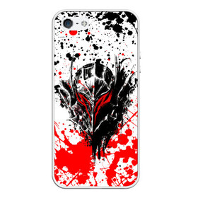 Чехол для iPhone 5/5S матовый с принтом Броня Берсерка в городе Новоалтайск, Силикон | Область печати: задняя сторона чехла, без боковых панелей | Тематика изображения на принте: berserk | аниме | берсерк | броня берсерка | мультсериал | черная маска