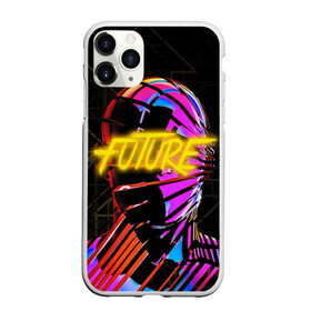 Чехол для iPhone 11 Pro матовый с принтом Neon Future в городе Новоалтайск, Силикон |  | Тематика изображения на принте: cyber | cyberpunk | future | human | life | neon | retro | кибер | неон