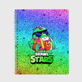 Тетрадь с принтом Базз Buzz Brawl Stars в городе Новоалтайск, 100% бумага | 48 листов, плотность листов — 60 г/м2, плотность картонной обложки — 250 г/м2. Листы скреплены сбоку удобной пружинной спиралью. Уголки страниц и обложки скругленные. Цвет линий — светло-серый
 | brawl | brawl stars | brawlstars | brawl_stars | buz | buzz | баз | базз | бравл | бравлстарс | буз