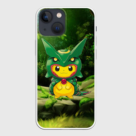 Чехол для iPhone 13 mini с принтом Пикачу дракон в городе Новоалтайск,  |  | anime | picachu | pikachu | аниме | милый | пика | пикачу | покебол | покемон