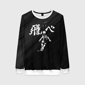 Женский свитшот 3D с принтом Fly high Шоё Хината Haikyuu!! в городе Новоалтайск, 100% полиэстер с мягким внутренним слоем | круглый вырез горловины, мягкая резинка на манжетах и поясе, свободная посадка по фигуре | 10 номер | haikyu | haikyuu | hinata shoyo | karasuno high | аниме | волейбол | карасуно | коротышка | красный | мальчик мяч | манга | рыжик | старшая школа | флу хайг | хаику | хаикую | чиби чан