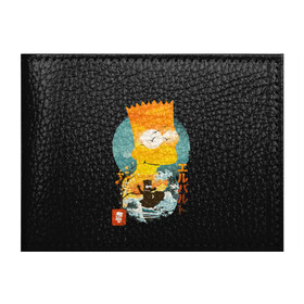 Обложка для студенческого билета с принтом Барт в Азии в городе Новоалтайск, натуральная кожа | Размер: 11*8 см; Печать на всей внешней стороне | Тематика изображения на принте: bart | simpsons | the simpson | азия | барт | мульт | мультфильм | симпсоны | япония