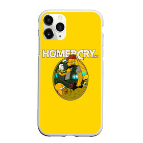 Чехол для iPhone 11 Pro Max матовый с принтом Homer Cry в городе Новоалтайск, Силикон |  | Тематика изображения на принте: far cry | farcray | gomer | homer | simpsons | the simpson | гомер | мульт | мультфильм | симпсоны | фар край