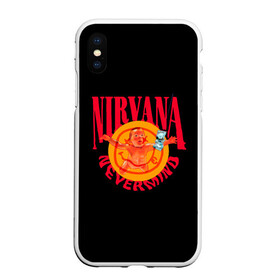 Чехол для iPhone XS Max матовый с принтом Nevermind в городе Новоалтайск, Силикон | Область печати: задняя сторона чехла, без боковых панелей | alternative | kurt cobain | metall | music | nirvana | rock | альтернатива | курт кобейн | курт кобэйн | металл | музыка | нирвана | нирванна | рок