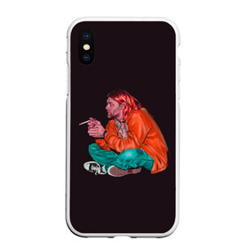 Чехол для iPhone XS Max матовый с принтом Sad Kurt в городе Новоалтайск, Силикон | Область печати: задняя сторона чехла, без боковых панелей | alternative | kurt cobain | metall | music | nirvana | rock | альтернатива | курт кобейн | курт кобэйн | металл | музыка | нирвана | нирванна | рок