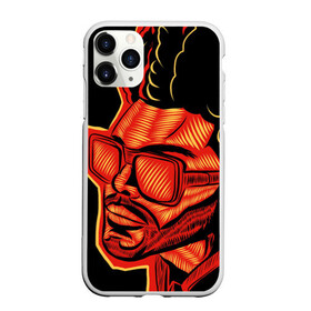 Чехол для iPhone 11 Pro матовый с принтом Большой Уикенд в городе Новоалтайск, Силикон |  | Тематика изображения на принте: blinding lights | music | pop | star boy | the weekend | the weeknd | музыка | уикенд