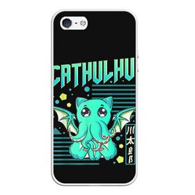 Чехол для iPhone 5/5S матовый с принтом CatHulhu в городе Новоалтайск, Силикон | Область печати: задняя сторона чехла, без боковых панелей | Тематика изображения на принте: ancient | azathoth | call | cat | cthulhu | dagon | good | howard | hydra | lovecraft | luck | nyarlathotep | of | phillips | the | unknown | yog sothoth | азатот | гидра | говард | дагон | древний | зов | йог сотот | кот | кошка | ктулху | лавкрафт | нев