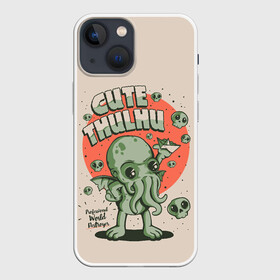 Чехол для iPhone 13 mini с принтом Милый Ктулху в городе Новоалтайск,  |  | ancient | azathoth | call | cthulhu | cute | dagon | good | howard | hydra | lovecraft | luck | nyarlathotep | of | phillips | the | unknown | yog sothoth | азатот | гидра | говард | дагон | древний | зов | йог сотот | ктулху | лавкрафт | милый | неведомы