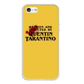Чехол для iPhone 5/5S матовый с принтом Quentin Tarantino в городе Новоалтайск, Силикон | Область печати: задняя сторона чехла, без боковых панелей | directed by quentin tarantino | mem qwentin | quentin tarantino | written and directed by quentin tarantino | бешенные псы | криминальное чтиво | любимый режиссер | мем | мем квентин тарантино | режиссер | режиссер квентин тарантино