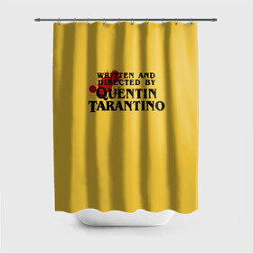 Штора 3D для ванной с принтом Quentin Tarantino в городе Новоалтайск, 100% полиэстер | плотность материала — 100 г/м2. Стандартный размер — 146 см х 180 см. По верхнему краю — пластиковые люверсы для креплений. В комплекте 10 пластиковых колец | directed by quentin tarantino | mem qwentin | quentin tarantino | written and directed by quentin tarantino | бешенные псы | криминальное чтиво | любимый режиссер | мем | мем квентин тарантино | режиссер | режиссер квентин тарантино
