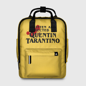 Женский рюкзак 3D с принтом Quentin Tarantino в городе Новоалтайск, 100% полиэстер | лямки с регулируемой длиной, сверху ручки, чтобы рюкзак нести как сумку. Основное отделение закрывается на молнию, как и внешний карман. Внутри два дополнительных кармана, один из которых закрывается на молнию. По бокам два дополнительных кармашка, куда поместится маленькая бутылочка
 | directed by quentin tarantino | mem qwentin | quentin tarantino | written and directed by quentin tarantino | бешенные псы | криминальное чтиво | любимый режиссер | мем | мем квентин тарантино | режиссер | режиссер квентин тарантино