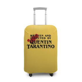 Чехол для чемодана 3D с принтом Quentin Tarantino в городе Новоалтайск, 86% полиэфир, 14% спандекс | двустороннее нанесение принта, прорези для ручек и колес | directed by quentin tarantino | mem qwentin | quentin tarantino | written and directed by quentin tarantino | бешенные псы | криминальное чтиво | любимый режиссер | мем | мем квентин тарантино | режиссер | режиссер квентин тарантино