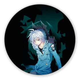 Коврик для мышки круглый с принтом Fairy Tail в городе Новоалтайск, резина и полиэстер | круглая форма, изображение наносится на всю лицевую часть | fairy tail | леон бастия | маг ледяного созидания | манга | хвост феи | чешуя ламии