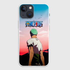 Чехол для iPhone 13 mini с принтом Ророноа Зоро эпичный One Piece в городе Новоалтайск,  |  | anime | manga | one piece | zoro roronoa | аниме | большой куш | ван пис | великий флот | вон пис | зородзюро | король пиратов | манга | мечник | охотник за головами | охотник на пиратов | пират