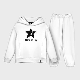 Детский костюм хлопок Oversize с принтом Crimin бренд One Piece в городе Новоалтайск,  |  | anime | crimin | criminal | manga | one piece | аниме | большой куш | бренд модной линии одежды | ван пис | вон пис | дизайнер паппагом | звезда | король пиратов | лого | логотип | манга | на острове рыболюдей | пират