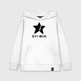 Детская толстовка хлопок с принтом Crimin бренд One Piece в городе Новоалтайск, 100% хлопок | Круглый горловой вырез, эластичные манжеты, пояс, капюшен | anime | crimin | criminal | manga | one piece | аниме | большой куш | бренд модной линии одежды | ван пис | вон пис | дизайнер паппагом | звезда | король пиратов | лого | логотип | манга | на острове рыболюдей | пират