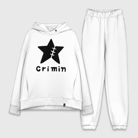 Женский костюм хлопок Oversize с принтом Crimin бренд One Piece в городе Новоалтайск,  |  | anime | crimin | criminal | manga | one piece | аниме | большой куш | бренд модной линии одежды | ван пис | вон пис | дизайнер паппагом | звезда | король пиратов | лого | логотип | манга | на острове рыболюдей | пират