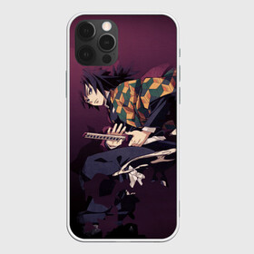 Чехол для iPhone 12 Pro Max с принтом Клинок рассекающий демонов в городе Новоалтайск, Силикон |  | kimetsu no yaiba | аниме | гию томиока | клинорк | манга | рассекающий демонов