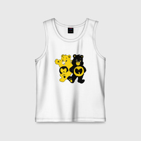 Детская майка хлопок с принтом Wu-Tang Bears в городе Новоалтайск,  |  | black | gza | hip hop | method man | music | new york | odb | old school | rap | rza | wu tang | wu tang clan | аудио | винил | ву тэнг | граффити | диджей | кассета | микрофон | музыка | нью йорк | пластинка | рэп | рэпер | хип хоп