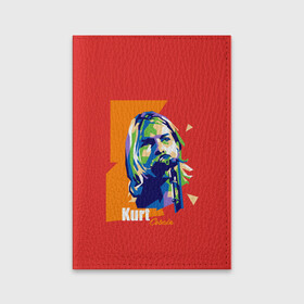 Обложка для паспорта матовая кожа с принтом Kurt Cobain в городе Новоалтайск, натуральная матовая кожа | размер 19,3 х 13,7 см; прозрачные пластиковые крепления | Тематика изображения на принте: alternative | kurt cobain | metall | music | nirvana | rock | альтернатива | курт кобейн | курт кобэйн | металл | музыка | нирвана | нирванна | рок