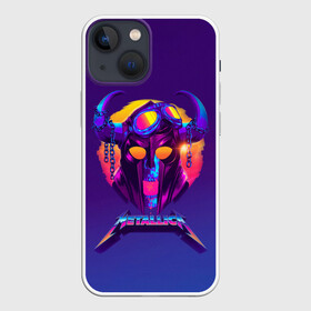 Чехол для iPhone 13 mini с принтом Metallica Neon в городе Новоалтайск,  |  | alternative | metalica | metall | metallica | music | rock | альтернатива | джеймс хэтфилд | металика | металл | металлика | музыка | рок