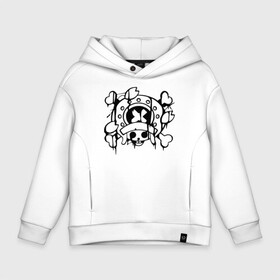 Детское худи Oversize хлопок с принтом Тони Тони Чоппер | One Piece в городе Новоалтайск, френч-терри — 70% хлопок, 30% полиэстер. Мягкий теплый начес внутри —100% хлопок | боковые карманы, эластичные манжеты и нижняя кромка, капюшон на магнитной кнопке | one piece | tony tony chopper | аниме | большой куш | ван пис | великий флот | вон пис | врач | любитель сладкой ваты | манга | ниндзя пирато минко самурайский альянс | пират | пираты соломенной шляпы