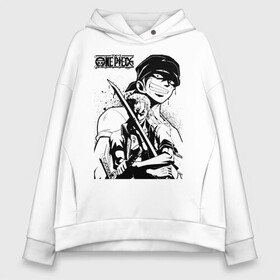 Женское худи Oversize хлопок с принтом Ророноа Зоро One Piece в городе Новоалтайск, френч-терри — 70% хлопок, 30% полиэстер. Мягкий теплый начес внутри —100% хлопок | боковые карманы, эластичные манжеты и нижняя кромка, капюшон на магнитной кнопке | anime | manga | one piece | zoro roronoa | аниме | большой куш | ван пис | великий флот | вон пис | зородзюро | король пиратов | манга | мечник | охотник за головами | охотник на пиратов | пират