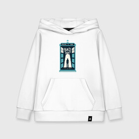 Детская толстовка хлопок с принтом Tardis - Bad Wolf в городе Новоалтайск, 100% хлопок | Круглый горловой вырез, эластичные манжеты, пояс, капюшен | doctor who | future | space | tardis | time | будка | будущее | время | галактика | доктор кто | космос | машина времени | наука | приключения | пространство | профессор | прошлое | сериал | тардис | телепорт | ученый | фа