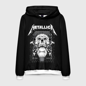 Мужская толстовка 3D с принтом Death magnetic в городе Новоалтайск, 100% полиэстер | двухслойный капюшон со шнурком для регулировки, мягкие манжеты на рукавах и по низу толстовки, спереди карман-кенгуру с мягким внутренним слоем. | alternative | metalica | metall | metallica | music | rock | альтернатива | джеймс хэтфилд | металика | металл | металлика | музыка | рок