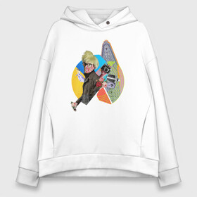 Женское худи Oversize хлопок с принтом Энди Уорхол pop-art в городе Новоалтайск, френч-терри — 70% хлопок, 30% полиэстер. Мягкий теплый начес внутри —100% хлопок | боковые карманы, эластичные манжеты и нижняя кромка, капюшон на магнитной кнопке | pop art | дизайнер | искусство | поп арт | портрет | современное искусство | творчество | уорхол | художник | энди уорхол