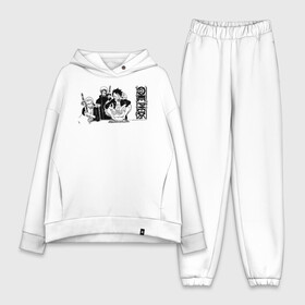 Женский костюм хлопок Oversize с принтом Луффи, Зоро и Трафальгар Ло One Piece в городе Новоалтайск,  |  | anime | manga | monkey d. luffy | one piece | trafalgar d. water law | zoro roronoa | аниме | большой куш | ван пис | вон пис | король пиратов | луси | луффи | манга | манки д. луффи | пират | ророноа зоро | трафальгар д. ватер ло | уон пис | х
