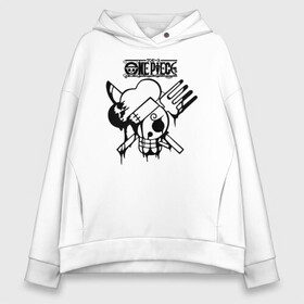 Женское худи Oversize хлопок с принтом Веселый Роджер Санджи One Piece в городе Новоалтайск, френч-терри — 70% хлопок, 30% полиэстер. Мягкий теплый начес внутри —100% хлопок | боковые карманы, эластичные манжеты и нижняя кромка, капюшон на магнитной кнопке | one piece | vinsmoke sanji | аниме | большой куш | ван пис | веселый роджер | винсмок санджи | вон пис | кок | король пиратов | кости | манга | мистер принц | нож | пират | пираты соломенной шляпы