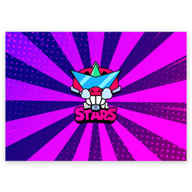 Поздравительная открытка с принтом Базз Buzz Brawl Stars в городе Новоалтайск, 100% бумага | плотность бумаги 280 г/м2, матовая, на обратной стороне линовка и место для марки
 | Тематика изображения на принте: brawl | brawl stars | brawlstars | brawl_stars | buz | buzz | баз | базз | бравл | бравлстарс | буз