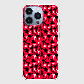 Чехол для iPhone 13 Pro с принтом Белый Каратист против Черного в городе Новоалтайск,  |  | fight club | karate | martial arts | айкидо | боевые искусства | боец | бои | бойцовский клуб | борьба | воин | дзюдо | карате | кимоно | рукопашный бой | сила | смешанные единоборства | соревнование | состязание