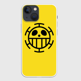 Чехол для iPhone 13 mini с принтом Как у Трафальгара Ло One Piece в городе Новоалтайск,  |  | anime | manga | one piece | trafalgar d. water law | аниме | большой куш | ван пис | вон пис | доктор | желтая | капитан | король пиратов | манга | пират | пираты сердца | ситибукай | смайл | трафальгар д. ватер ло