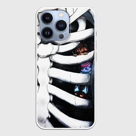 Чехол для iPhone 13 Pro с принтом SANS AND FRISK в городе Новоалтайск,  |  | frisk | sans | undertale | андертале | андертейл | гтвукефду | игра | подземная история | подземная сказка | ребра | санс | скелет | ундертале | фриск