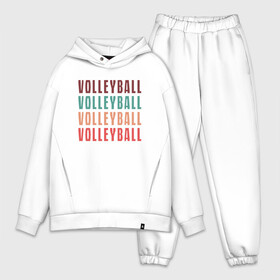 Мужской костюм хлопок OVERSIZE с принтом Volleyball в городе Новоалтайск,  |  | ball | beach | game | sport | volley | volleyball | волейбол | волейболист | волейболистка | гол | игра | игрок | мяч | площадка | пляж | пляжный | победа | сетка | спорт | тренер | чемпион