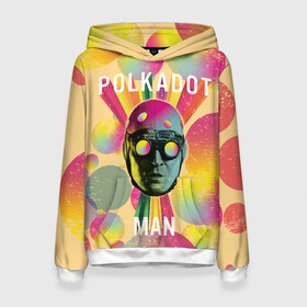 Женская толстовка 3D с принтом Polkadot Man в городе Новоалтайск, 100% полиэстер  | двухслойный капюшон со шнурком для регулировки, мягкие манжеты на рукавах и по низу толстовки, спереди карман-кенгуру с мягким внутренним слоем. | polka dot man | polkadot man | suicide squad | the suicide squad | vdzabma | человек в горошек