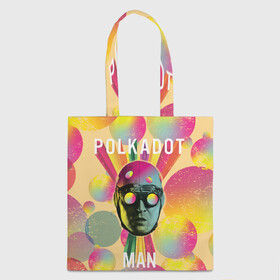 Шоппер 3D с принтом Polkadot Man в городе Новоалтайск, 100% полиэстер | Плотность: 200 г/м2; Размер: 34×35 см; Высота лямок: 30 см | polka dot man | polkadot man | suicide squad | the suicide squad | vdzabma | человек в горошек