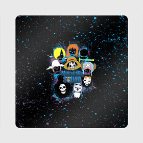 Магнит виниловый Квадрат с принтом Отдряд Мугивара One Piece в городе Новоалтайск, полимерный материал с магнитным слоем | размер 9*9 см, закругленные углы | anime | manga | one piece | аниме | большой куш | ван пис | весёлый роджер | вон пис | король пиратов | логотип | манга | монки д. луффи | мугивары | перекрещённый костями | пират | пиратский флаг