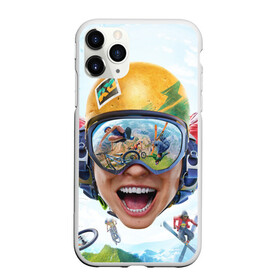 Чехол для iPhone 11 Pro Max матовый с принтом Riders Republic в городе Новоалтайск, Силикон |  | riders republic | вингсьют | игра | лицо | спортивный симулятор | человек | экстрим