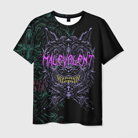 Мужская футболка 3D с принтом MALEVOLENT / ANGRY DOG в городе Новоалтайск, 100% полиэфир | прямой крой, круглый вырез горловины, длина до линии бедер | angry dog | готический | дог | животные | зверь | злая собака | зубы | клыки | монстр | оскал | пасть | пес | челюсть