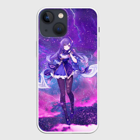 Чехол для iPhone 13 mini с принтом Genshin Impact Кэ Цин в городе Новоалтайск,  |  | action | game | genshin impact | rpg | аниме | геншин импакт | геншин удар | игра | кэ цин | мир | молитва | молния | цисин | электро