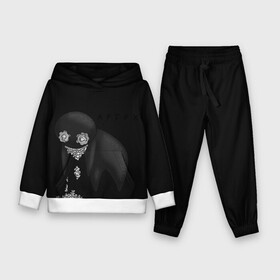 Детский костюм 3D (с толстовкой) с принтом А Р Г Р Х в городе Новоалтайск,  |  | black | black and white | dark | gothic | gray | monochrome | mork2028 | shadow | zombie | бешенство | готический | зомби | монохромный | морк2028 | пена | серый | тёмный | тень | тьма | чёрно белый