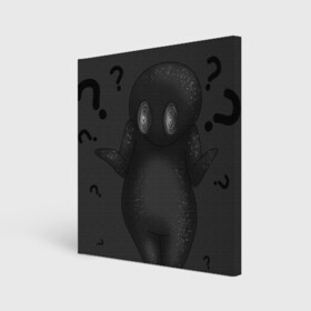 Холст квадратный с принтом Вопрос в городе Новоалтайск, 100% ПВХ |  | black | black and white | dark | gothic | gray | monochrome | mork2028 | shadow | готический | монохромный | морк2028 | серый | тёмный | тень | тьма | чёрно белый | чёрный