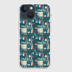Чехол для iPhone 13 mini с принтом PARIS в городе Новоалтайск,  |  | amur | fashion | for lovers | france | glamor | love | paris | romance | амур | гламур | город любви | для влюбленных | любовь | мода | париж | романтика | страна | франция | эйфелева башня