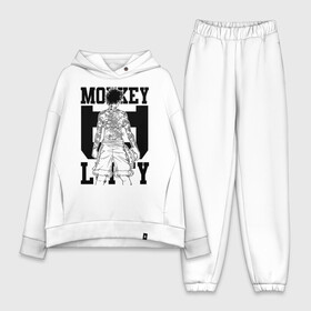 Женский костюм хлопок Oversize с принтом Манки Д. Луффи One Piece в городе Новоалтайск,  |  | anime | manga | monkey d. luffy | one piece | аниме | большой куш | ван пис | вон пис | капитан | король пиратов | луси | луфи | луффи | луффи но уми | луффи таро | манга | манки д. луффи | мугивара | пират | пятый император